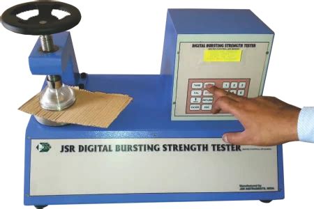 Bursting Strength Tester distributor|bursting strength chart.